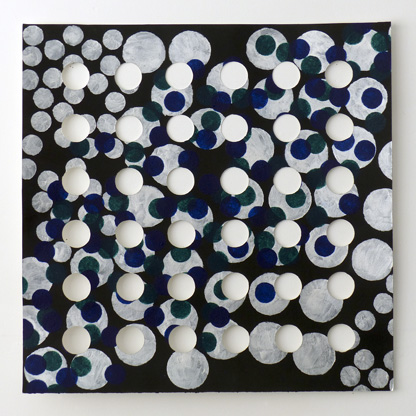 Philip Bradshaw, Studio installation, Echoes and equivalents (paper) 3, 2016